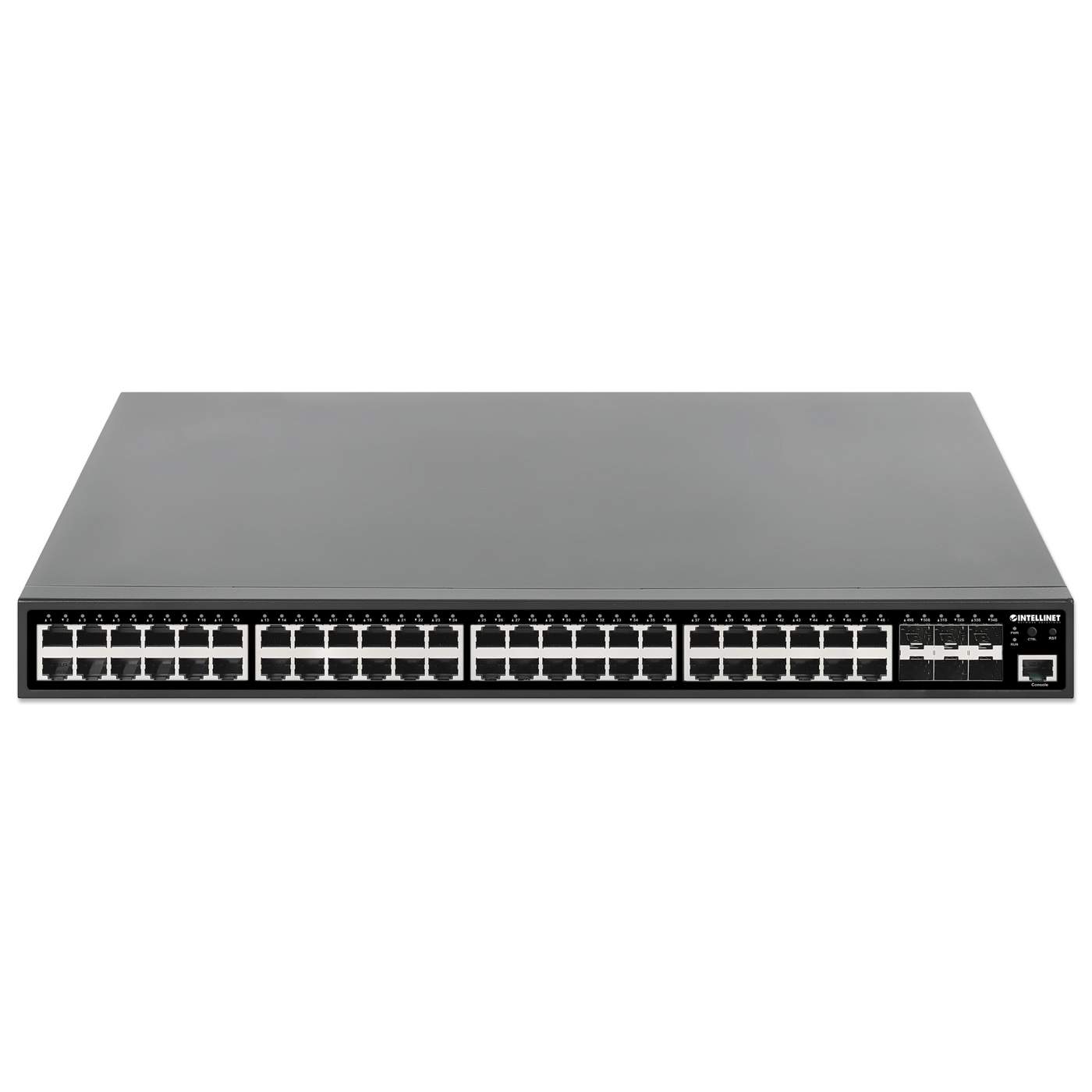 54-Port L2+ Fully Managed PoE+ Switch w/ 48 GbE Ports & 6 SFP+ Uplinks