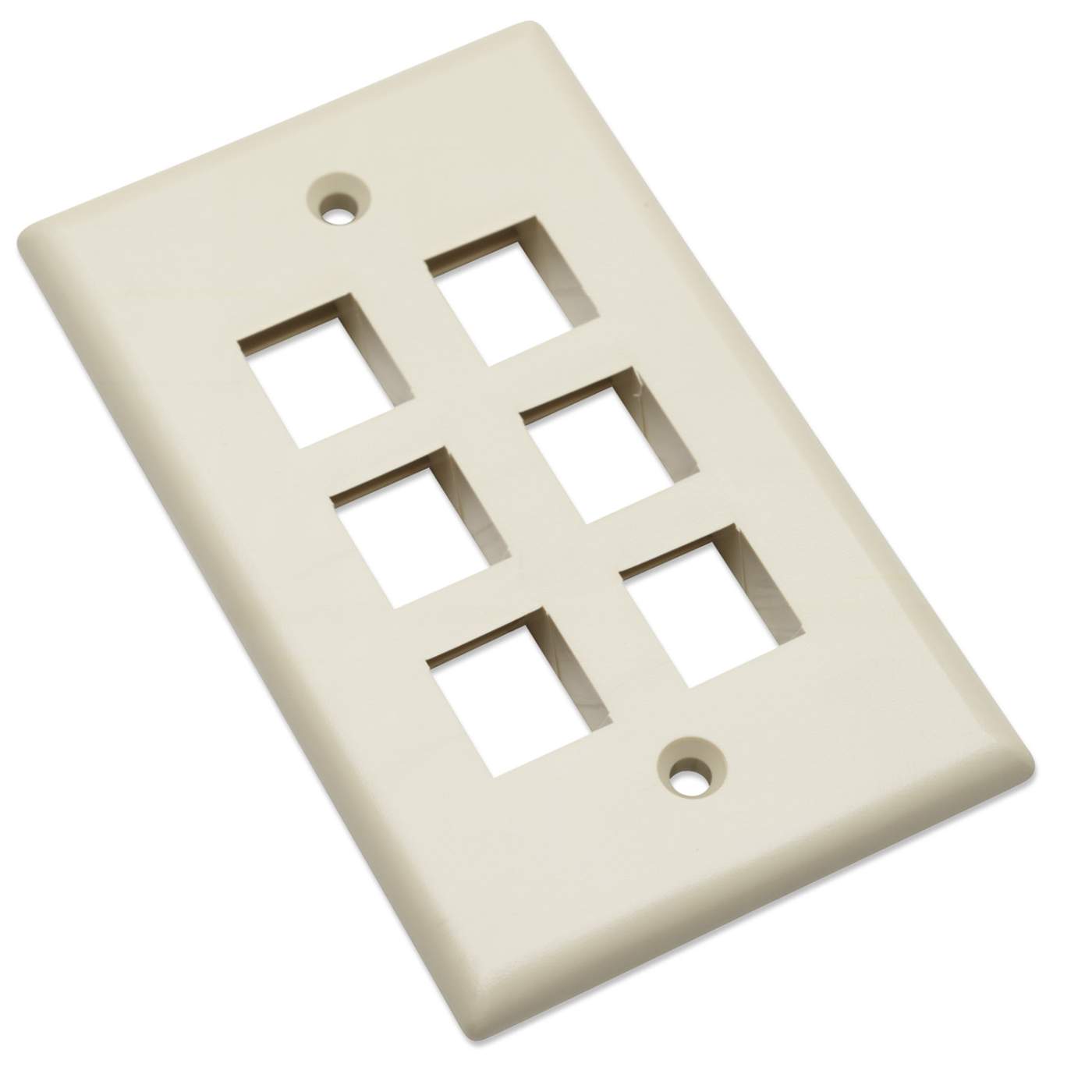 6-Outlet Keystone Wall Plate Image 2