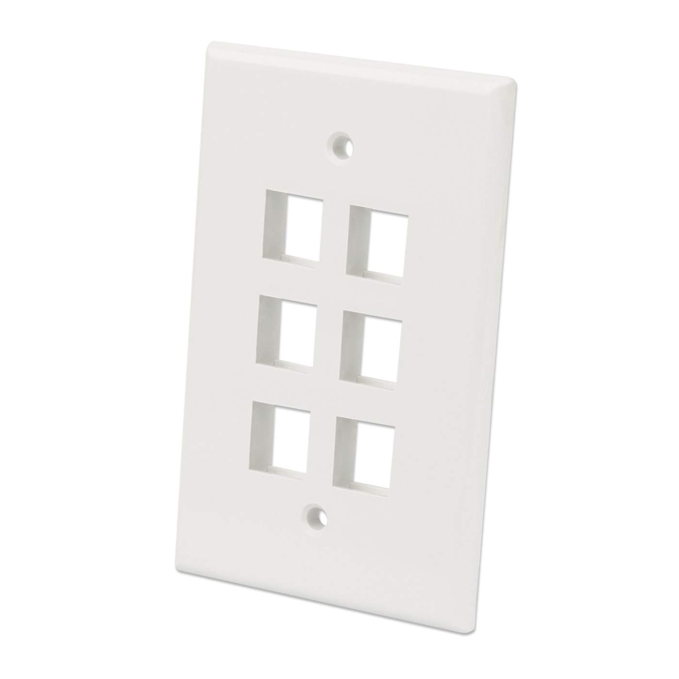 6-Outlet Oversized Keystone Wall Plate Image 1