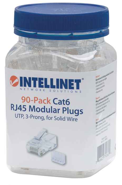 Buy Cat5 and Cat6 Modular Plugs at intellinetsolutions.com