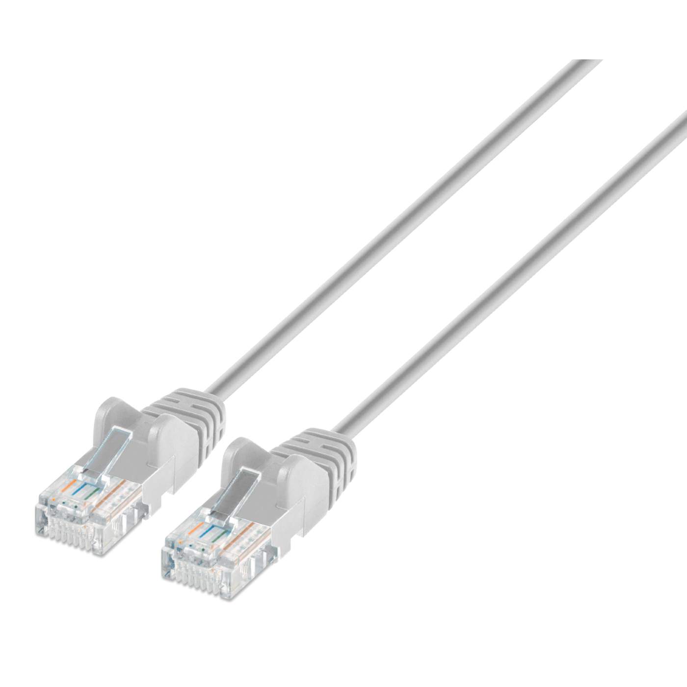 Cat6 U/UTP Slim Network Patch Cable, 1 ft., Gray Image 1