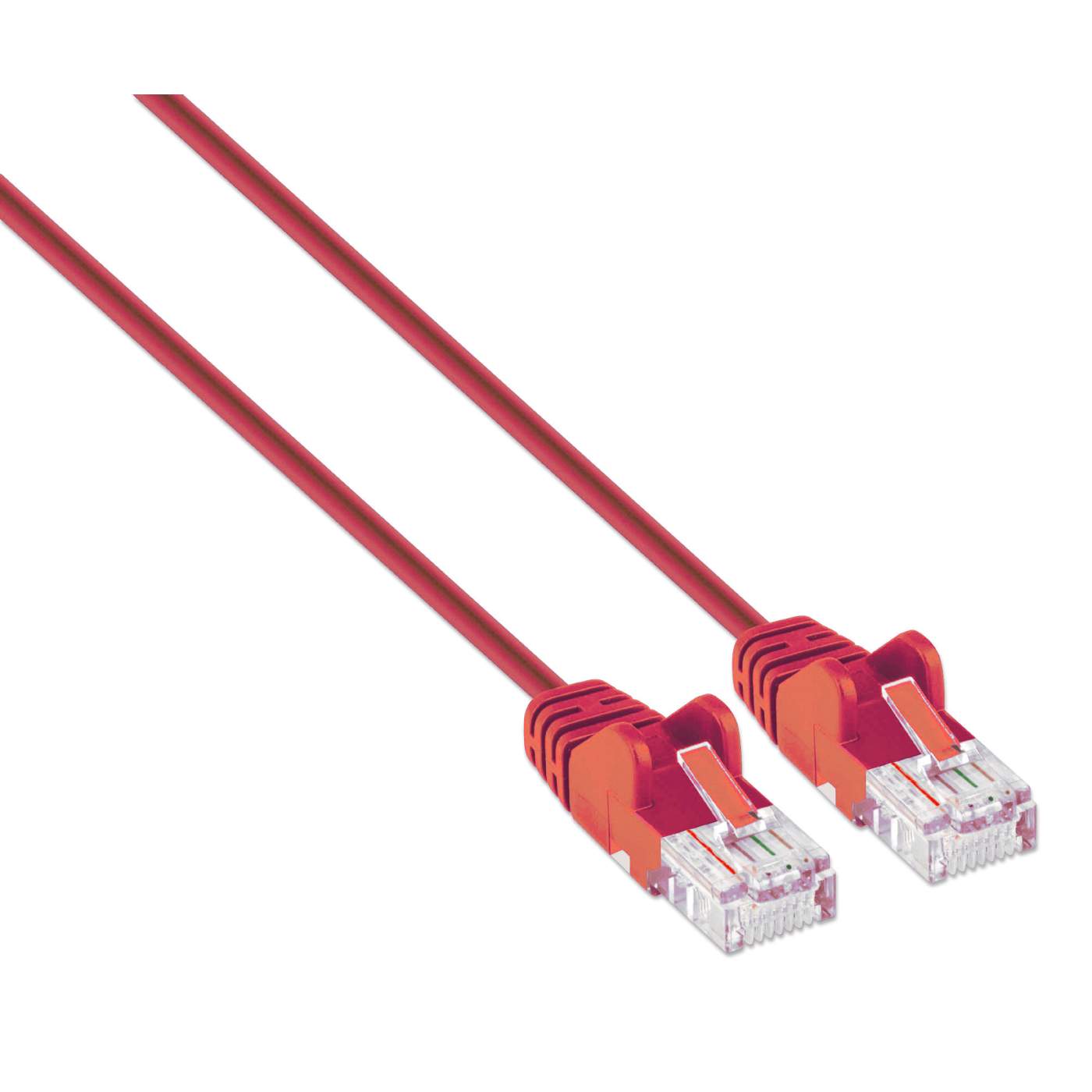 Cat6 U/UTP Slim Network Patch Cable, 1 ft., Red Image 2