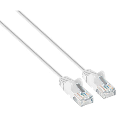 Cat6 U/UTP Slim Network Patch Cable, 10 ft., White Image 2