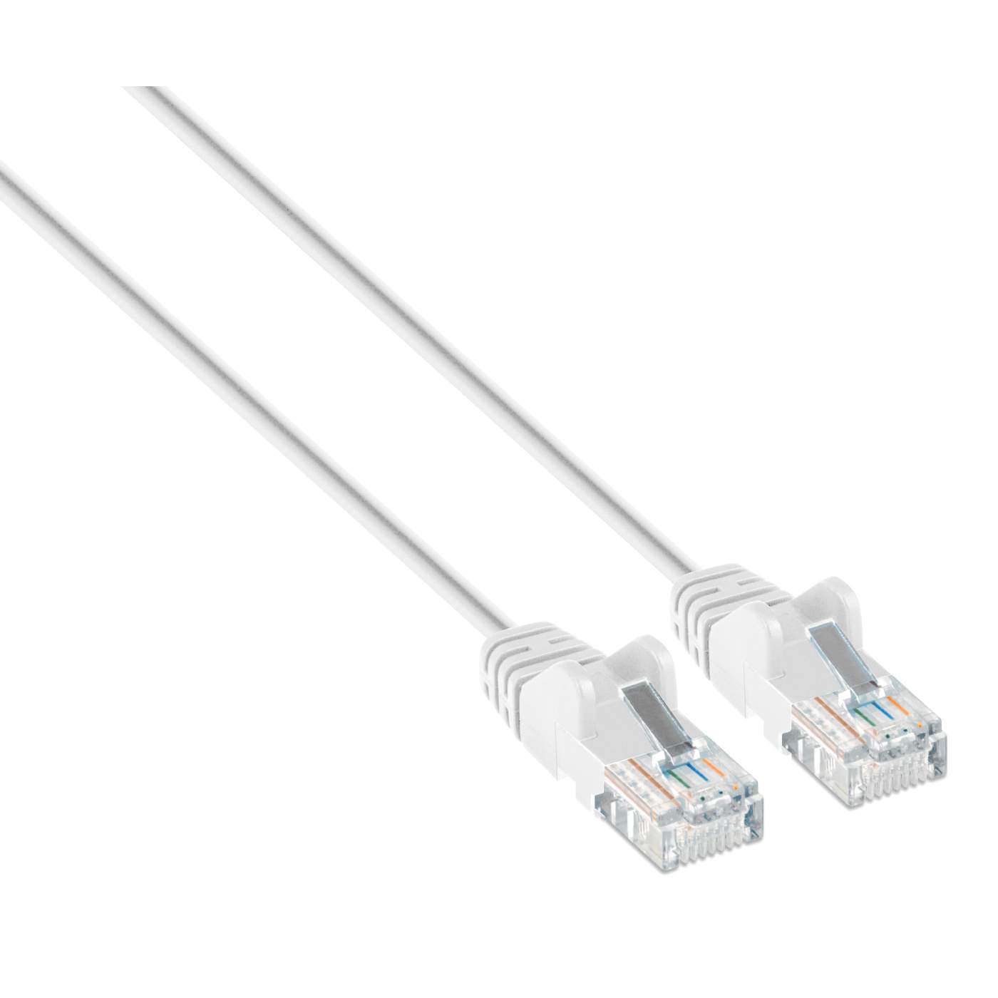 Cat6 U/UTP Slim Network Patch Cable, 7 ft., White Image 2