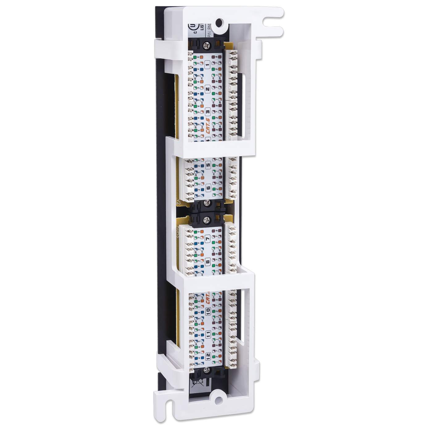 Wall mounted deals patch panel cat6