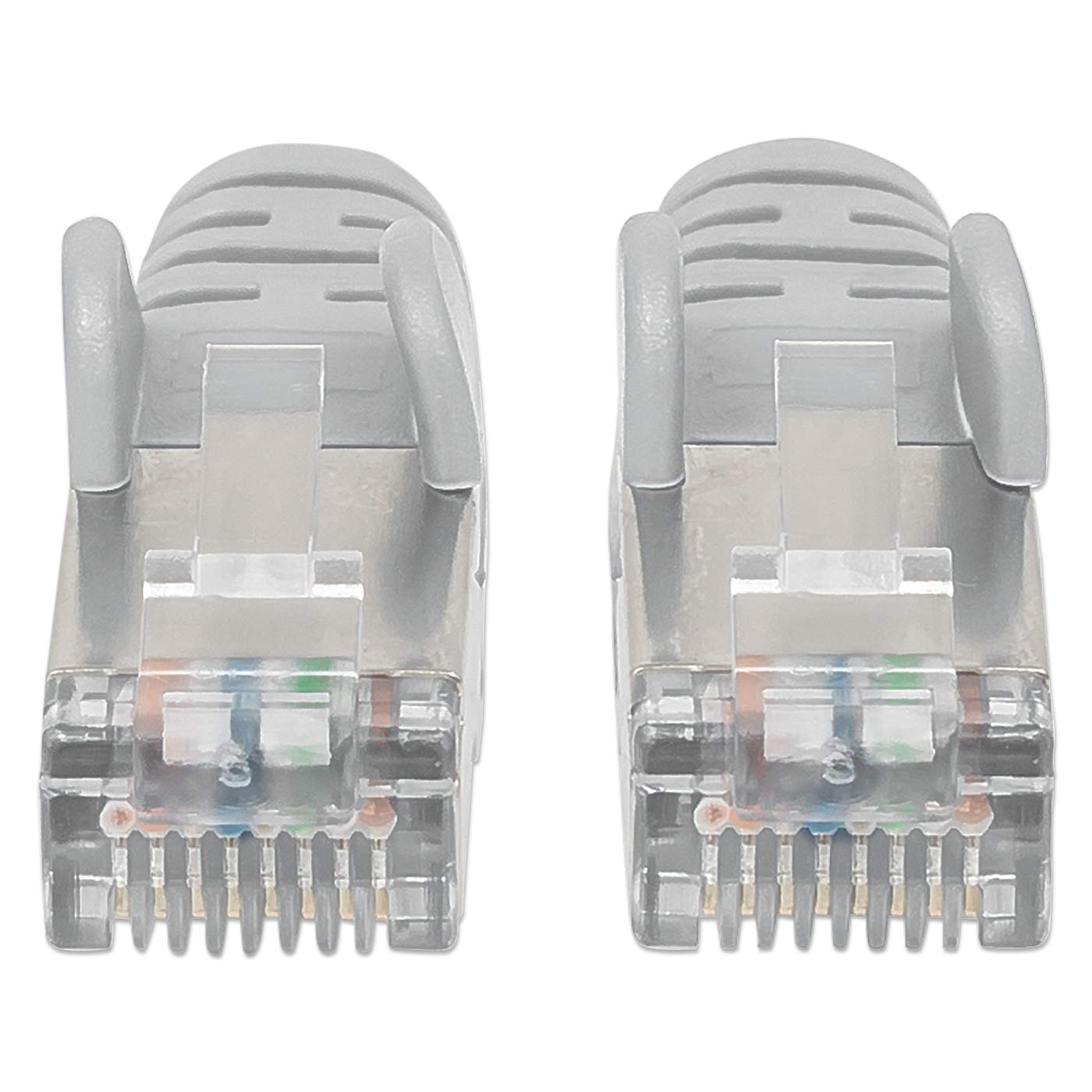 Cat6a S/FTP Network Patch Cable, 1 ft., Gray Image 4