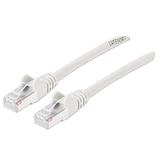 Cat6a S/FTP Network Patch Cable, 1 ft., White Image 1