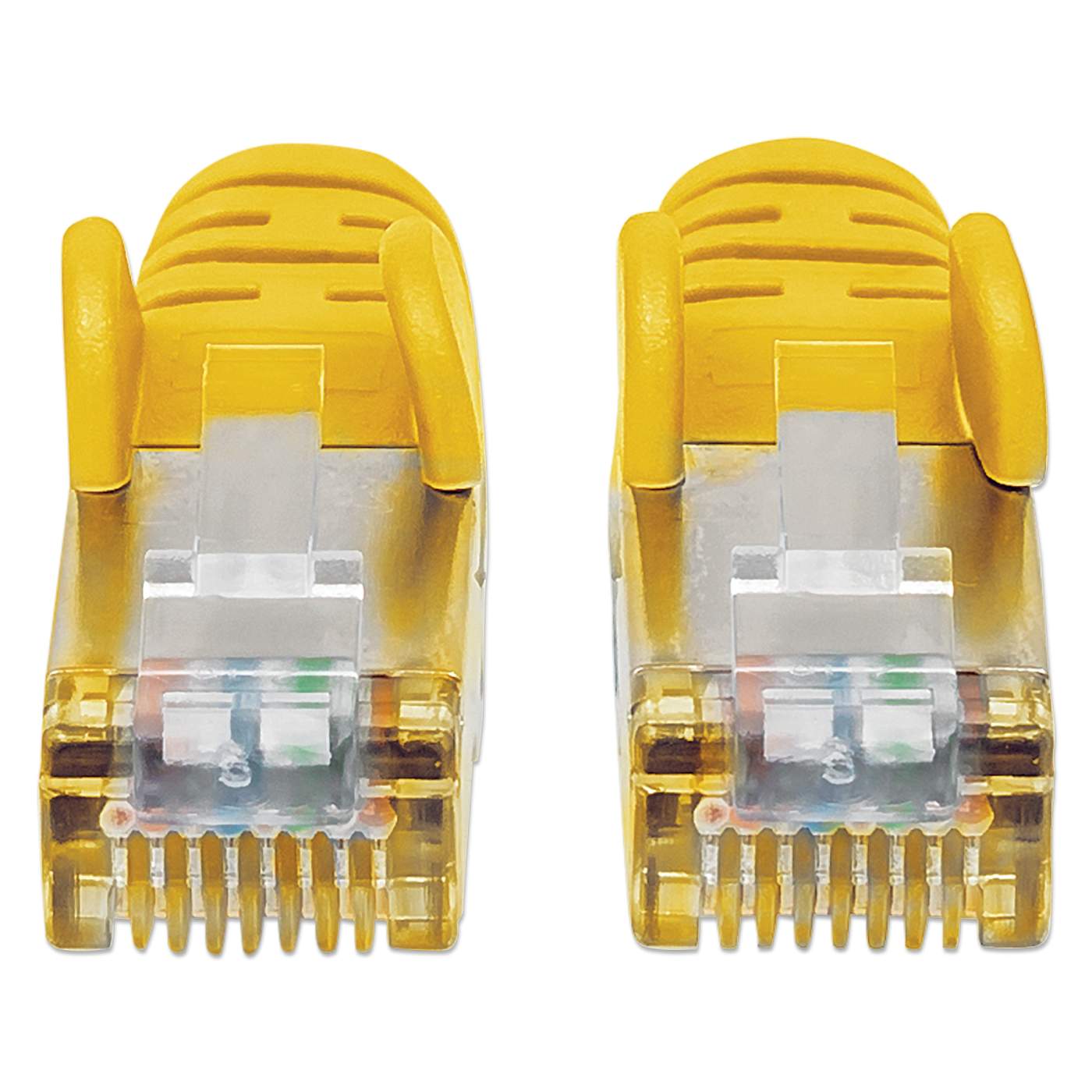 30m flat cable CAT 7 raw cable patch cable RJ45 yellow 10Gbit/s U