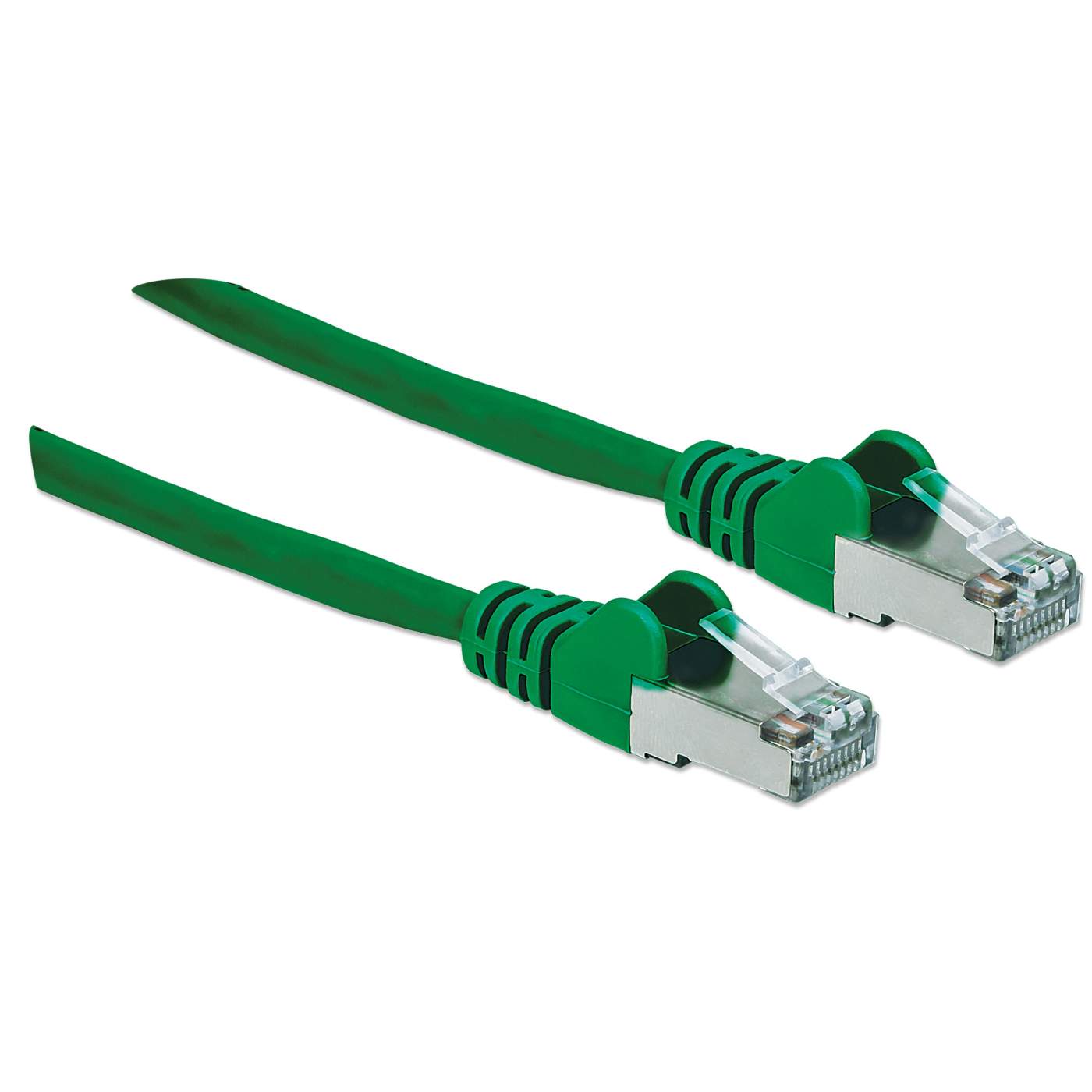 Cat6a S/FTP Network Patch Cable, 14 ft., Green Image 3