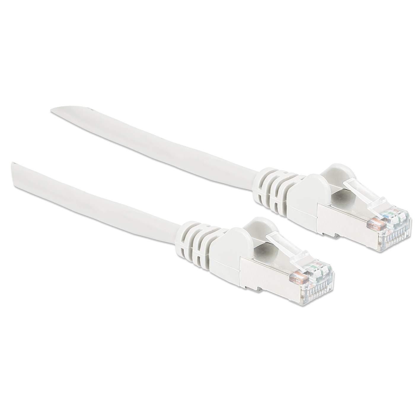 Cat6a S/FTP Network Patch Cable, 3 ft., White Image 2