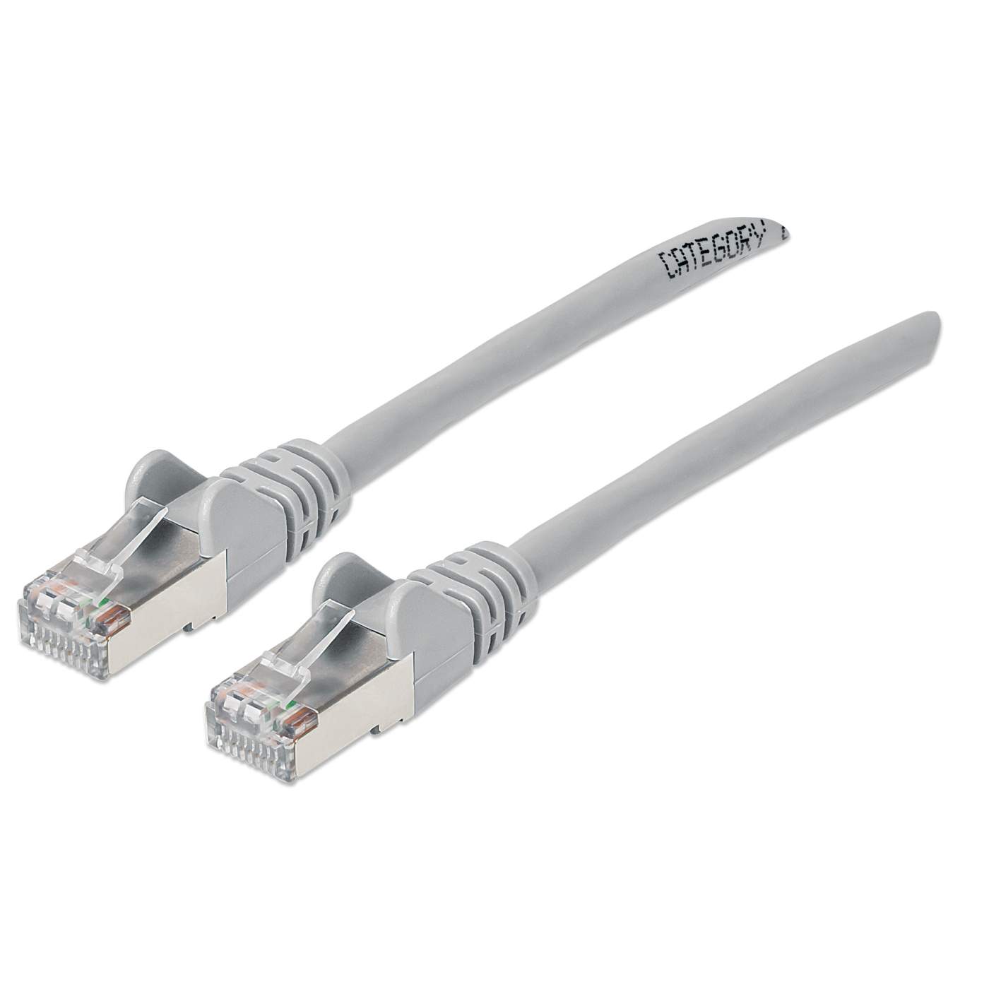 Cat6a S/FTP Netw. Patch Cable, 5 ft., Gray 743143