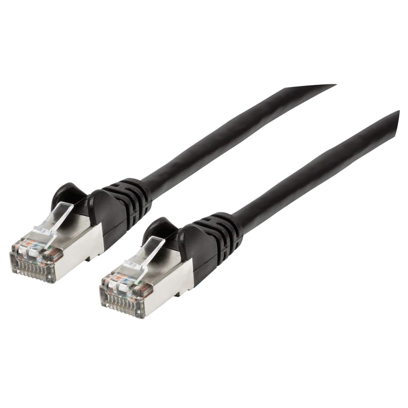 Cat6a S/FTP Patch Cable, 3 ft., Black Image 1