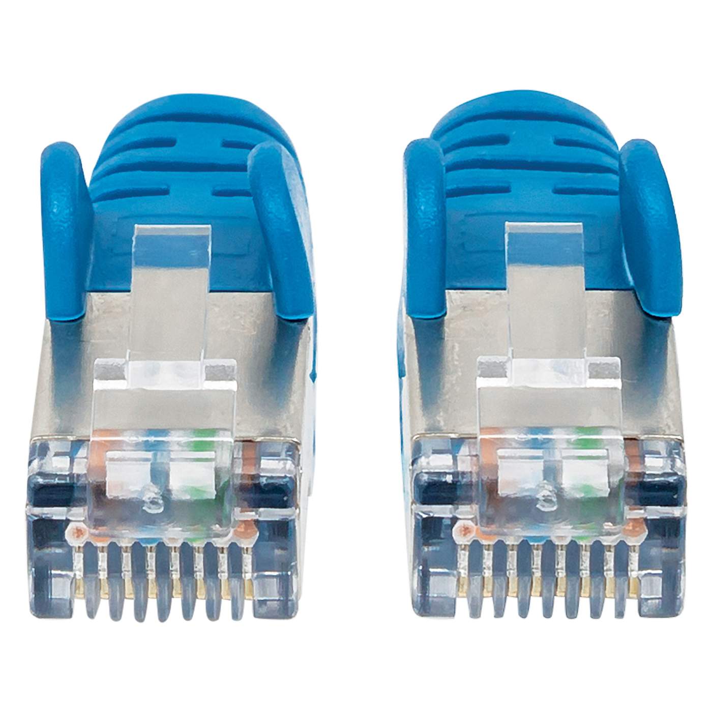 Intellinet 741477 Cat6a S/FTP Patch Cable, 3 ft., Blue