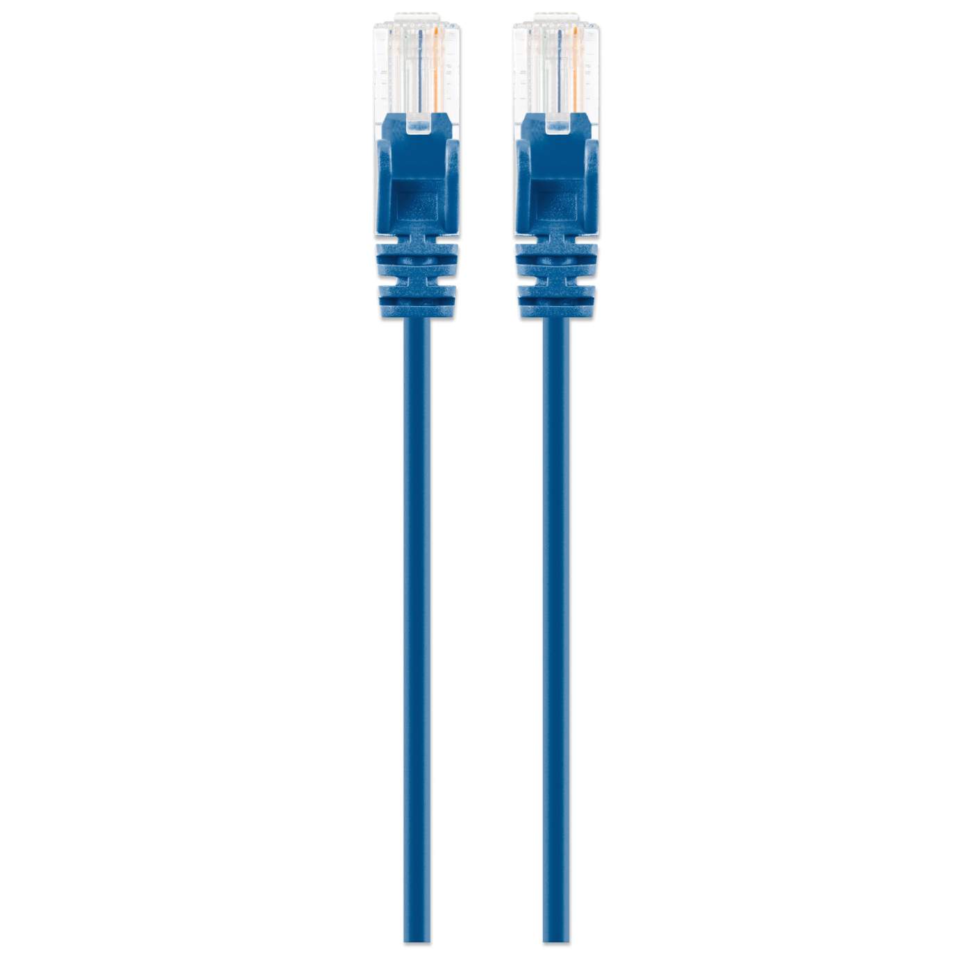 Cat6a U/UTP Slim Network Patch Cable, 1 ft., Blue Image 4