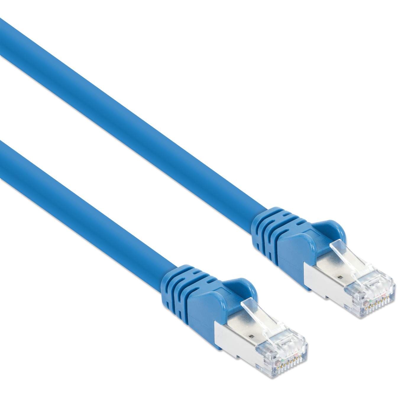 Cat8.1 S/FTP Network Patch Cable, 1 ft., Blue Image 2