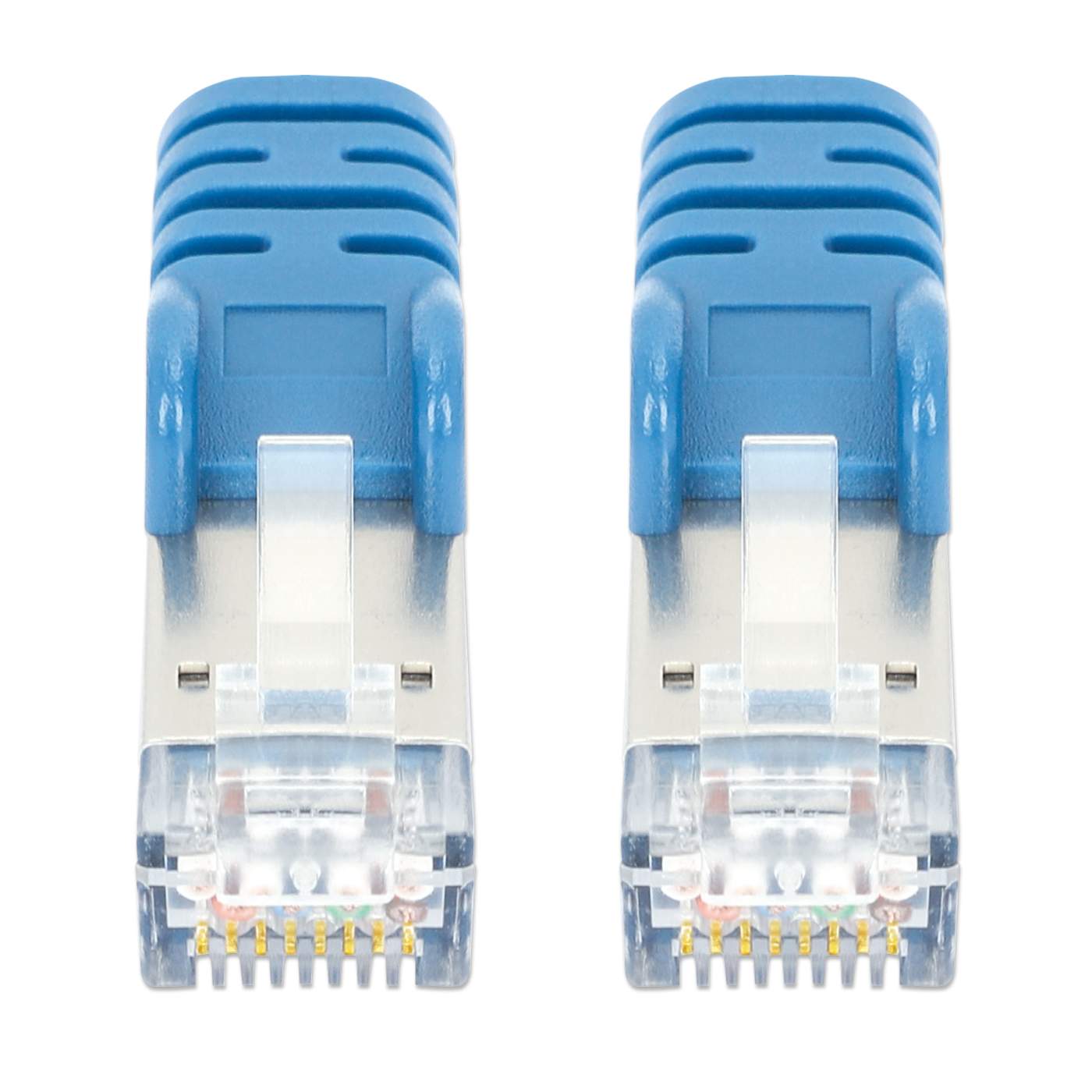 Cat8.1 S/FTP Network Patch Cable, 1 ft., Blue Image 3