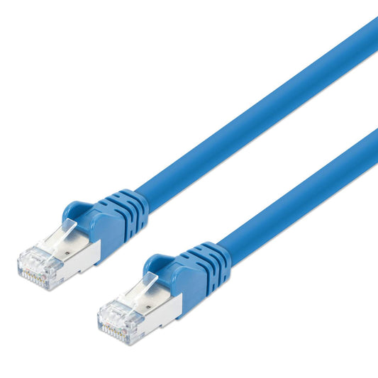 Cat8.1 S/FTP Network Patch Cable, 10 ft., Blue Image 1
