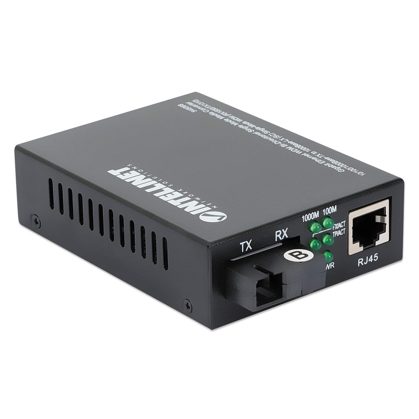 GbE Bi-Directional SM Media Converter | WDM (RX1550/TX1310)
