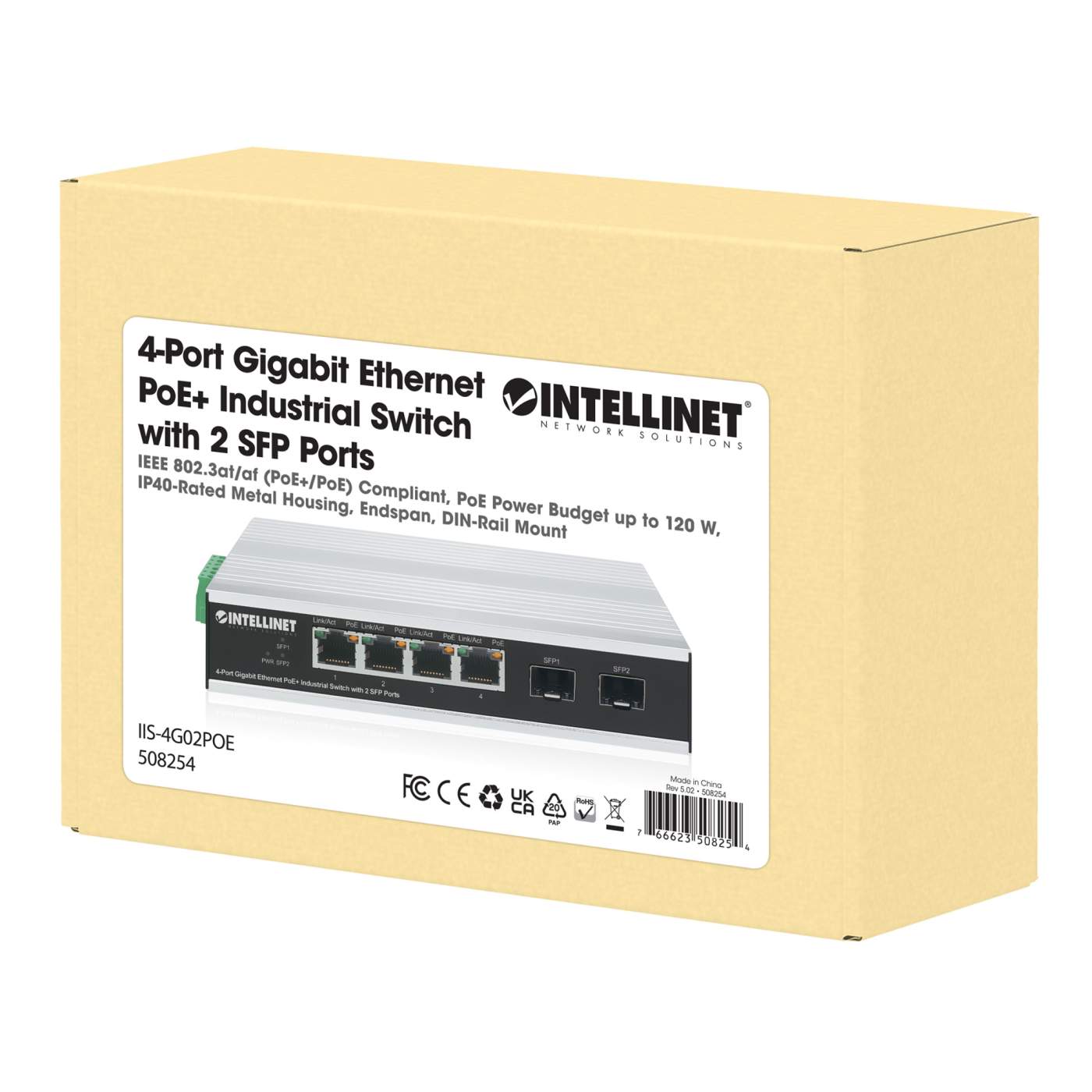 Industrial 8 Port Gigabit PoE Switch 30W - Ethernet Switches, Networking  IO Products