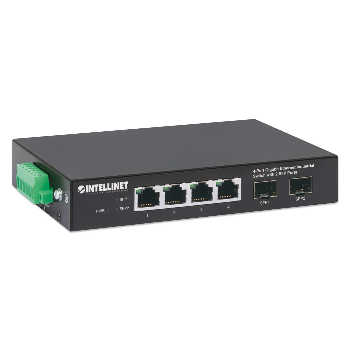 4-Port L2+ Industrial Managed PoE Switch with SFP - FASTCABLING