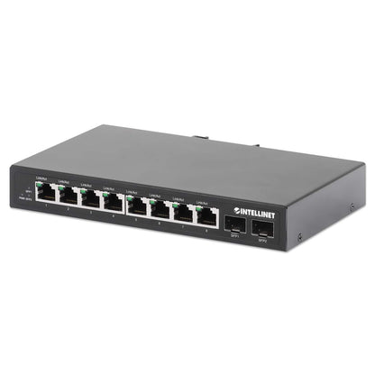 Industrial 8-Port Gigabit Ethernet Switch with 2 SFP Ports Image 1