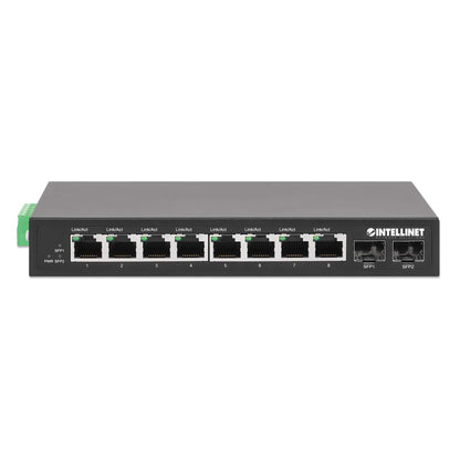 Industrial 8-Port Gigabit Ethernet Switch with 2 SFP Ports Image 6