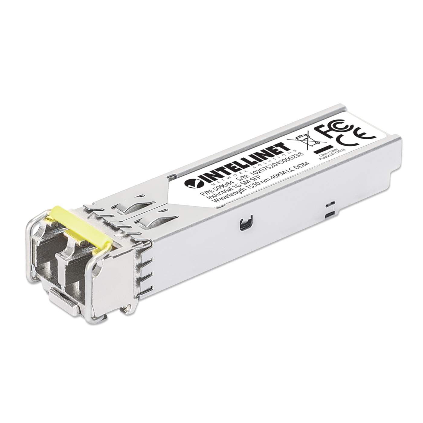 Industrial GbE Fiber SFP Optical Transceiver Module Single-Mode 40 km