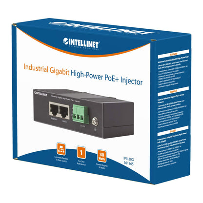 Industrial Gigabit High-Power PoE+ Injector Packaging Image 2