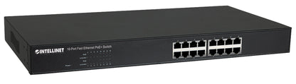 16-Port Fast Ethernet PoE+ Switch with 8 PoE Ports (Refurbished)