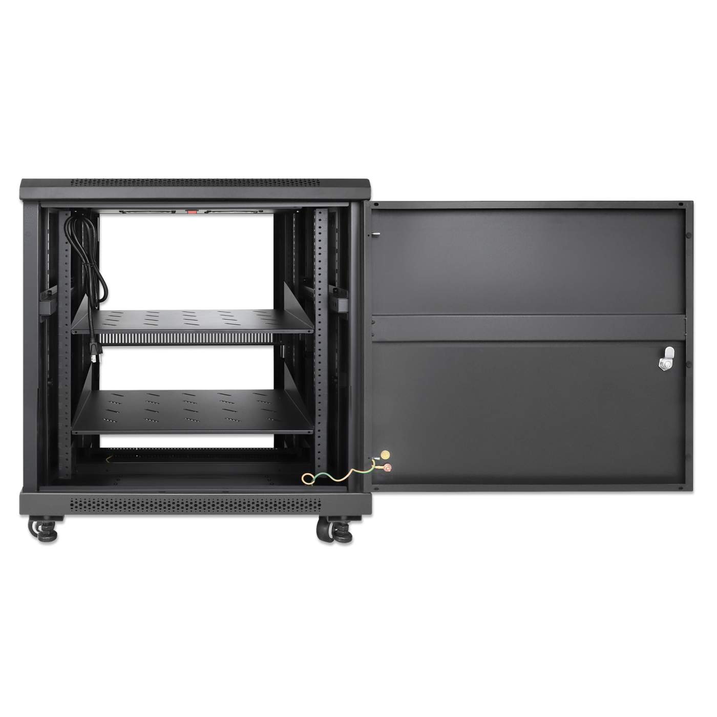 Pro Line Network Cabinet with Integrated Fans, 12U Image 7
