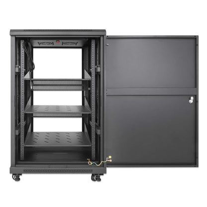 Pro Line Network Cabinet with Integrated Fans, 18U Image 7