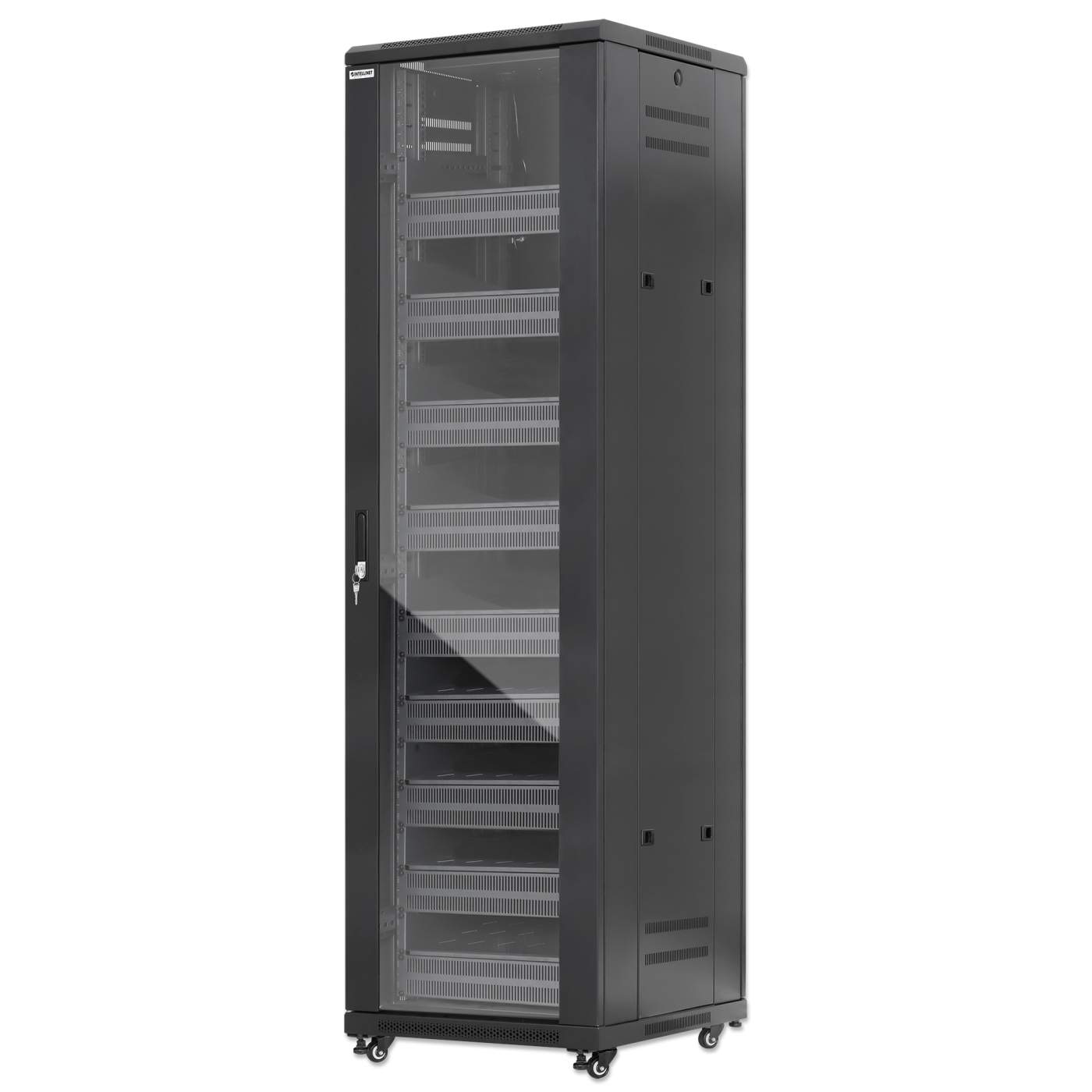 Pro Line Network Cabinet with Integrated Fans, 42U Image 1
