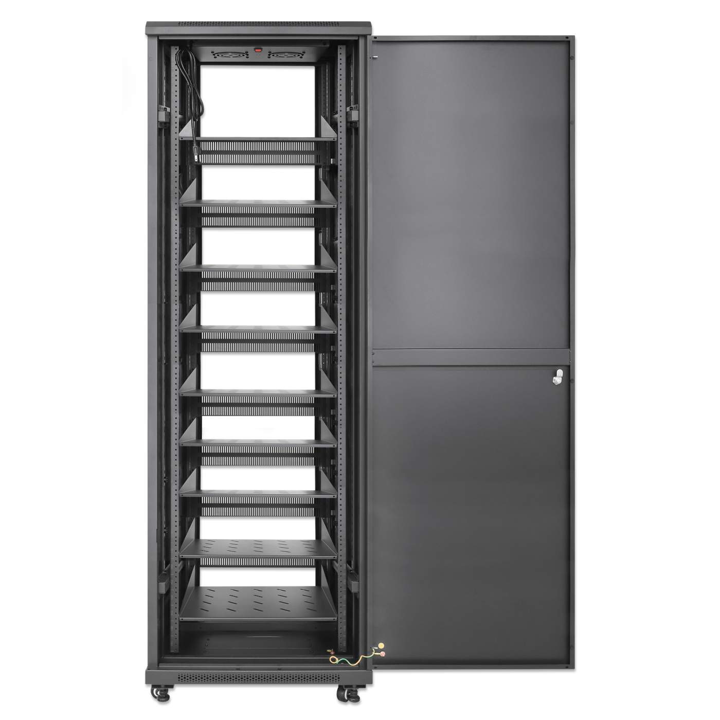 Pro Line Network Cabinet with Integrated Fans, 42U Image 7